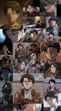 the many faces of an anime character