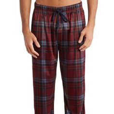 Details & Care Soft, Plush Fleece Pajama Pants Deliver Ultimate Comfort. Fits True To Size Elasticized Drawstring Waist Pull-On Style Plush Fleece Construction Approx. 14" Rise, 29" Inseam (Size M) Model's Stats For Sizing: - Height: 6'1" - Waist: 32" - Inseam: 32" - Model Is Wearing Size M. Machine Wash Cold 100% Polyester Grey Chinos Men, Grey Pants Men, Grey Chino Pants, Checked Pants, Graphic Sweatpants, Light Blue Pants, Athletic Sweatpants, Fleece Pajama Pants, Grey Chinos