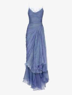 Tone On Tone Embroidery, Periwinkle Dress, Maria Lucia Hohan, Blue Outfits, Dress For Woman, Fantasy Gowns, Grad Dresses, Tone On Tone