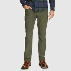 Men's Corduroy 5-pocket Pants | Eddie Bauer Mens Cordory Pants, Male Corduroy Pants, Corduroy Skate Pants, Men’s Courdoroy Pants, Stretch Full-length Corduroy Pants, Wind Jacket, Dark Khaki, Mens Vest, Pocket Pants