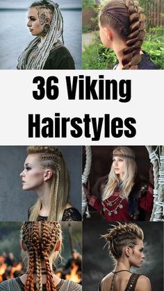 #fashion, #style, #haircare #beauty Viking Bridesmaid Hair, Scottish Warrior Highlanders, Viking Braids Female Shaved Sides, Viking Braids Curly Hair, Braids For Very Long Hair, Viking Warrior Hairstyles Women, Diy Viking Hairstyles Women, Funky Braided Hairstyles, Viking Hair Braids Women