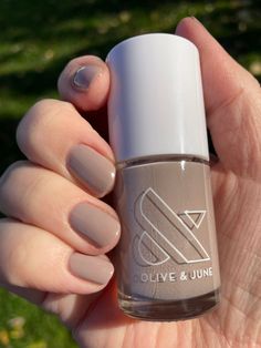 Olive And June Fall Nails, Olive And June Manicure Ideas, Olive And June Colors, Olive And June Nail Polish Colors, June Nails, Neutral Nail Polish, Pedicure Colors