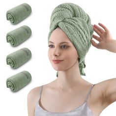 The oversized hair wrap towel is designed to create a gentle way to dry hair. To some extent, it avoids curling and forking. The super large ultrafine fiber towel is made of super absorbent ultrafine fiber fabric, which is soft and comfortable, has the function of absorbing water and quickly drying. It can be machine washed and can remove more moisture 2-3 times faster than other towels. Save time and efficiency in daily use! Material: 100% ultrafine fiber Package includes 4 microfiber towel Siz Dry Long Hair, Frizz Hair, Anti Frizz Hair, Hair Towel Wrap, Towel Wrap, Anti Frizz, Hair Towel, Towel Sizes, Microfiber Towel