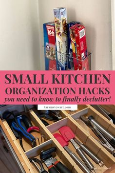 small kitchen organization hacks that you need to know to finally declutter?