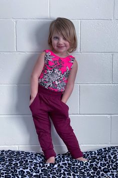 These Dark Cherry pocket joggers are new to the website and have been very well loved. They are a gender neutral fit and look great on girls and boys. Pink Leotard, Perfect Wardrobe, Handmade Accessories, Comfy Outfits, Leotards