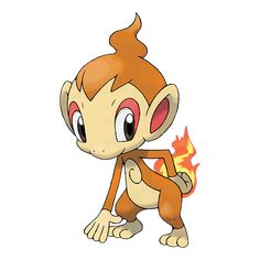 an image of a cartoon monkey with fire coming out of it's back end