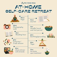 How to Create an At-Home Self-Care Retreat | Free Period Press Healthy Mind, Emotional Health