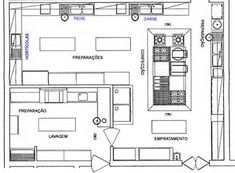 the floor plan for a restaurant with seating areas and kitchen area, as well as an office