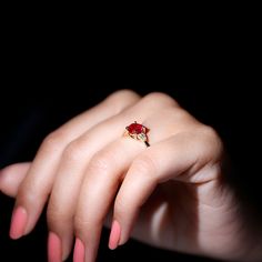 Product Details Bring a touch of sparkle to your everyday with this Created Ruby Engagement Ring. Featuring a trio of dazzling Diamond and a stunning center stone of created ruby, this ring is the perfect way to show your love and make your special someone feel appreciated. Product Information SKU SHP-RINGS0821184508 Width 4 mm Height 6.5 mm Weight 1.60 gm (Approximate) LAB CREATED RUBY INFORMATION No.of Stones 1 Pieces Total Weight 1.30 Carat (Approximate) Dimension(approx) Round-7X7 mm-1 Pcs C Feeling Appreciated, Ruby Engagement Ring, Solitaire Engagement, Solitaire Engagement Ring, Lab, Ruby, Ring, Sparkle, Engagement Rings