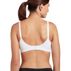 The Jockey High Impact Seamfree Sports Bra provides customizable comfort for high-impact activities. Wide, adjustable and convertible straps enhance support and a hook-and-eye back closure allows for a personalized fit. Finished with removable cups for customizable shaping, this Jockey sports bra is a must for running, basketball, soccer and more. Sports Bra With Adjustable Straps, Functional White Activewear With Adjustable Straps, Sporty Full Coverage Sports Bra With Adjustable Straps, White Padded Sports Bra For Workout, Shipt Shopper, Seamless Sports Bra, Bra Cups, Online Purchase, Fitness Fashion