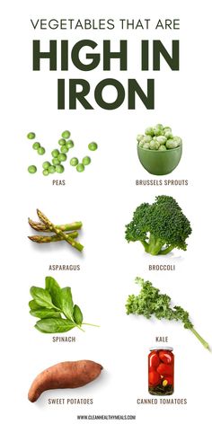 vegetables that are high in iron