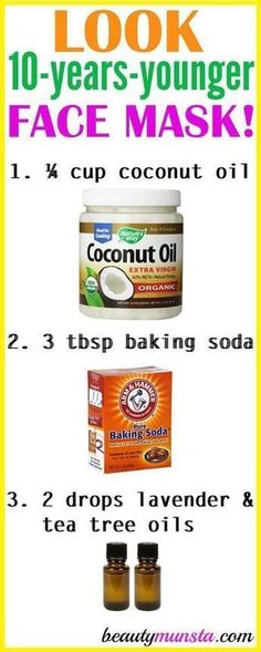 Do you want to look 10 years younger?! Try using coconut oil and baking soda for wrinkles 3 times a week! What Coconut Oil and Baking Soda Does for Wrinkles Coconut oil and baking soda are both amazing anti-aging ingredients. Baking soda helps with cleansing skin, gentle exfoliation, shrinking large pores and firming the face. … Coconut Oil And Baking Soda, Skin Cream Anti Aging, Cleansing Skin, Coconut Oil Uses, Anti Aging Ingredients, Large Pores, Skin Cleanse