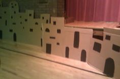 an image of a castle made out of cardboard