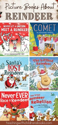 christmas books about reindeers and santa claus