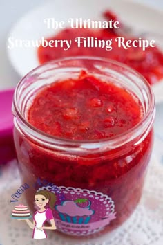 the ultimate strawberry filling recipe in a jar