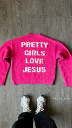 #jesus #god #love Jesus Sweater, Faith Based Clothing, Christian Merch, Trust In Him, Christian Fashion, Christian Bible Quotes, God Love