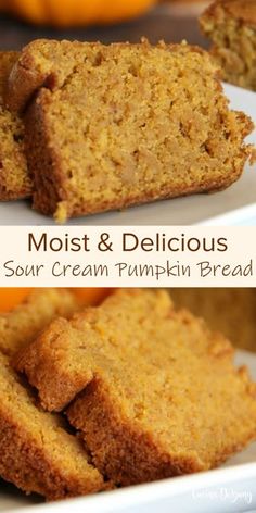 Sour Cream Bread, Quick Nutritious Meals, Moldy Bread, Cream Bread, Moist Pumpkin Bread, Pumpkin Recipes Dessert, Pumpkin Bread Recipe, Pumpkin Cream, Going Viral