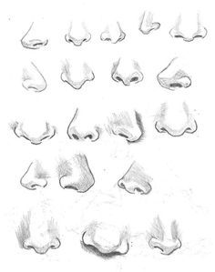 a bunch of different types of feet drawn in pencil on white paper with black ink