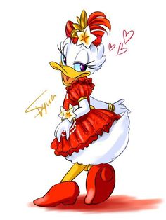 an image of a cartoon character in red and white