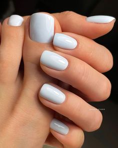 Nagellack Trends, Her Nails, Casual Nails, Cute Gel Nails, White Nail, Neutral Nails, Manicure Y Pedicure, Chic Nails, Short Acrylic Nails