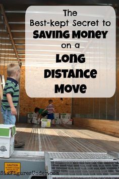 the best kept secret to saving money on a long distance move