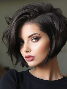 Choppy Bob Hairstyles For Fine Hair, Long Hair Cut Short, Short Silver Hair, Long To Short Hair, Hairdos For Short Hair, Hair Color And Cut, Short Hair Haircuts