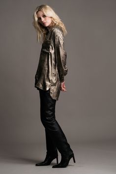 The Luna Metallic Shirt is an iconic piece, crafted from opulent liquid metallic fabric. This classic garment offers near-limitless styling possibilities, a must-have addition for any rock 'n roll devotee's closet. 30 Degree wash 100% Polyester Metallic Shirt, Shirt Blouses Women's, August Birthstone Jewelry, Metallic Fabric, Gifts For New Mums, Pearl Jewellery Earrings, Evil Eye Jewelry, August Birth Stone, Fashion Jewellery