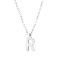 PRICES MAY VARY. Wearing a Monogram Necklace is a classic way to make a statement! Show off your first name, your new last name, s name, or even alma mater! Our Alphabet Initial Pendant Necklace is 10mm/0.4" in height and is 18" in length with a 2" extender. Our Rhodium Plating will ensure a very long lasting brilliant finish that is nickel free, lead free and hypoallergenic. ✦ 60-DAY GUARANTEE ✦ Your happiness is our number one priority. To ensure your complete satisfaction, we offer a hassle-f Classic Sterling Silver Initial Pendant Name Necklace, Classic Everyday Nameplate Necklace, Classic Sterling Silver Initial Pendant Necklace, Classic Nameplate Necklace For Everyday, Classic Everyday Custom Name Necklaces, Classic Sterling Silver Name Necklace, Classic White Gold Name Necklace, Classic Silver Initial Necklace With Name, Silver Sterling Nameplate Initial Necklace