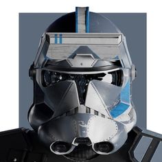 a star wars helmet is shown in this image