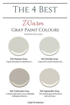 the four best gray paint colors