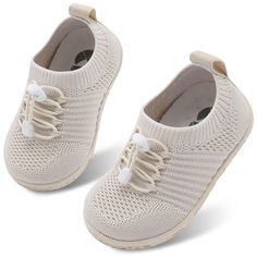 PRICES MAY VARY. Breathable&Comfy:The knit uppers of these toddler shoes with good breathability and high elasticity,keeping kids feet dry quickly and comfy when they are playing indoor or outdoor. Non-slip&Wear-resistent: The EVA outsole of these toddler slip on shoes is both lightweight and wear-resistent,superior grip and traction good for running,playing or walking. Super Lightweight outsoles,barefoot feeling just like wear socks,relaxing and freedom your toddlers feet,good for a long time w Walking Gifts, Crochet Baby Socks, Water Shoes For Kids, Baby Walking Shoes, Toddler Slippers, Baby Walking, Shoes For Boys, Toddler Sneakers, Crochet Baby Shoes