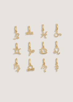 In celebration of our seventh year, meet handcrafted astrology charms—personalized symbols that capture the essence of your journey. Each charm is a timeless talisman, designed to reflect the stars that guide you and the moments that shape your story. 14k solid gold—always Average weight: 1g Approx Charm Measurements: 9mm x 7.5mm Bail Measurements: 8mm x 1.5mm Chain sold separately Celestial Engraved Jewelry, Celestial Yellow Gold Charms As Gifts, Symbolic Brass Charm Necklace Tarnish Resistant, Gold Symbolic Charms For Gifts, Symbolic Gold-tone Gold Plated Jewelry, Symbolic Gold-tone Gold-plated Jewelry, Celestial Everyday Jewelry With Charms, Celestial Yellow Gold Jewelry With Charms, Symbolic Recycled Gold Pendant Jewelry