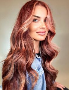 Brown Hair with Rose Gold Tint Cooper Rose Gold Hair, Rose Gold And Red Hair, Copper And Rose Gold Hair, Red And Rose Gold Hair, Rose Gold And Brown Hair, Copper Rose Hair, Brown And Rose Gold Hair, Brown Hair With Rose Gold, Copper And Blonde Balayage Rose Gold