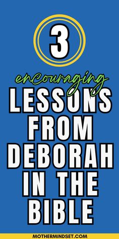 Deborah in the Bible Leadership Skills, Bible Verses Quotes, Busy Mom