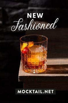 the new fashioned cocktail is ready to be served at your next party or event