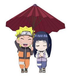 two people standing under an umbrella with one holding the other's hand and smiling