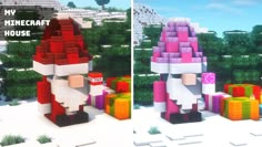 two different images of the same character in minecraft