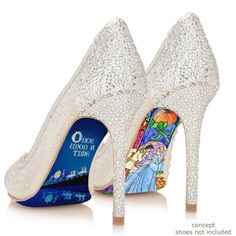 Black Heels Prom, Stile Harry Potter, Glass Heels, Cinderella Shoes, Disney Shoes, Prom Heels, Hand Painted Shoes, Prom Shoes