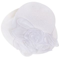 St-35_white Fashionable: This Beautiful Sun Hat Design Gives You The Ability To Highlight And/Or Contrast Many Different Outfits, Great For Vacation, Beach, Resort And Parties Perfect Quality: This 100% Polyester Is Good For Both Outside And Inside. Perfect For Summer Vacay / Upf 50+ / Uv Protection. Made And Imported From China Great Fit: One Size Fits Most. Adjustable. Head Measurement: 55cm, 21-5/8", Size 6-7/8 To 57cm White Lightweight Hat For Vacation, White Bucket Sun Hat For Beach, White Lightweight Vacation Hat, White Bucket Hat For The Beach, Adjustable White Summer Hats, White Bucket Sun Hat For Summer, White Adjustable Hats For Summer, White Adjustable Summer Hats, White Sun Hat With Uv Protection And Wide Brim