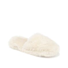 Journee Collection-Cozey Slipper The Cozey slipper from Journee Collection cradles your foot in warm, luxurious comfort. This slide with a faux fur upper features closed toe, cozy, cushioned footbed and durable outsole. Slide Slippers, Faux Fur Slippers, Fur Slippers, Slippers Cozy, Slip On Mules, Women's Slippers, Journee Collection, Slipper Shoes, Fashion Today