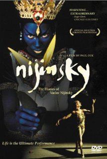 the dvd cover for niyasky, which features an image of a woman with blue makeup