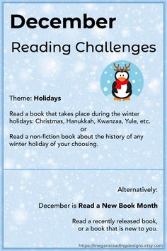 the december reading challenge is here to help students learn how to read and understand what they are reading