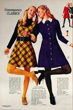 70s Teenage Fashion, 60 Fashion 60s Style, 40s Mode, 60s 70s Fashion, 60s And 70s Fashion, 70s Inspired Fashion, 70s Outfits, 70’s Fashion, Sixties Fashion