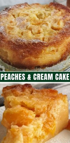 Peaches and Cream Cake Recipe | 100K Recipes Peaches And Cream Cake Recipe, Peaches And Cream Cake, Cinnamon Treats, Peach Cake Recipes, Peach Dessert, Peach Dessert Recipes, Cream Cake Recipe, Peach Recipes, Peach Desserts