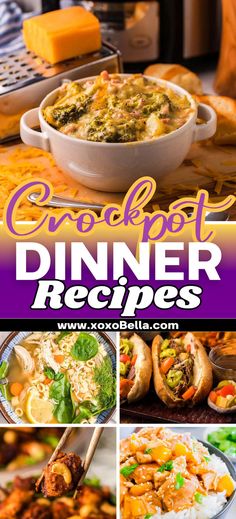 Dinner recipes to make in a slow cooker Dump And Go Crockpot Dinners Easy, Potluck Comfort Food, Crockpot Chicken Dinners, Greek Lemon Chicken Soup, Slow Cooker Italian Beef, Leave Alone, Crockpot Appetizers, Delicious Slow Cooker Recipes, Easy Crockpot Dinners