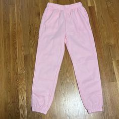 Pink Sweatpants From Amazon, Never Worn And Tags On, Size Xs Pink Pants With Elastic Waistband For Winter, Trendy High Waist Cotton Joggers, Trendy High-waist Cotton Joggers, Pink Stretch Sweatpants For Winter, Trendy Full-length Pink Sweatpants, Trendy Pink Full Length Sweatpants, Winter Pink Bottoms, Pink Winter Bottoms With Pockets, Winter Pink Bottoms With Pockets