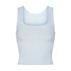 Lasaky - Kardashian Style Slim-fit Solid Color Sports Tank Top, Perfect for Layering or Solo Wear Affordable White Gap Tops, Skims Blue Baby Tee, Cheap White Gap Tops, Cheap Light Blue Gap Tops, Sports Tank Top, Fits Clothes, Brown Outfit, Ribbed Tank Top, Kardashian Style