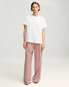 Slim fit #PF24-0305 Pleated Trousers, Showroom, Trousers, Slim Fit, Pink