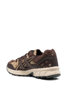 Find ASICS Gel-sonoma 15-50 Sneakers on Editorialist. sand brown/cedar brown suede two-tone design logo-debossed tongue suede panelling reflective detailing round toe front lace-up fastening cushioned insole ridged rubber sole Brown Functional Sneakers With Round Toe, Brown Cushioned Sneakers For Outdoor Activities, Brown Suede Sneakers For Outdoor, Brown Suede Outdoor Sneakers, Brown Leather Hiking Sneakers, Functional Brown Sneakers With Vibram Sole, Brown Sneakers With Vibram Sole, Brown Suede Sneakers For Outdoor Activities, Asics Leather Outdoor Sneakers