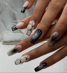 Y2k Aesthetic Nails, Hair Vacation, Hair Y2k, Airbrush Nails, Her Nails, Y2k Nails